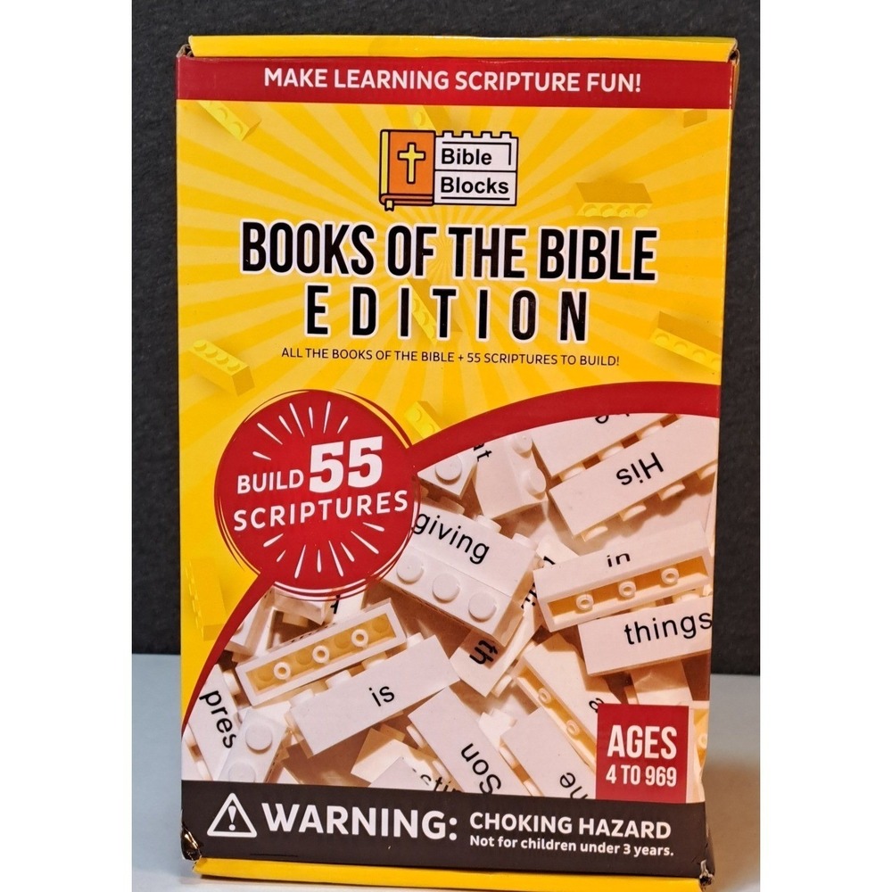 Bible Blocks Books of the Bible Edition 300pc Building Set‎ 55 Scriptures
